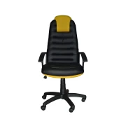 Thumbnail 3 of Геймърски стол Tunis, екокожа, Tilt механизъм, полиамидна основа, до 120 kg, черно-жълт