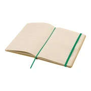 Thumbnail 2 of Office 1 Тефтер Berlin, А5, с ластик, рециклиран, 80 листа, зелен