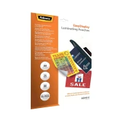 Thumbnail 5 of Fellowes Фолио за ламиниране, със самозалепващ гръб, A4, 80 μm, 25 броя