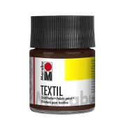 Thumbnail 1 of Marabu Боя за текстил, тъмнокафява, 50 ml, 045