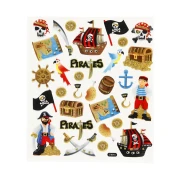 Thumbnail 2 of Creativ Company Стикери с брокат, пирати, 1 лист