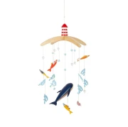 Thumbnail 10 of Small Foot Въртележка Океан, дървена, 25 х 25 х 40 cm