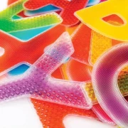 Thumbnail 2 of Nowa Szkola Букви, от гел, цветни, 11 cm, 26 броя