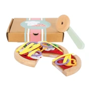 Thumbnail 10 of Small Foot Комплект пица за рязане, с кутия