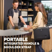 Thumbnail 7 of Поставка Fellowes и куфар за лаптоп Breyta, 2 в 1, черна