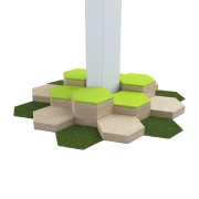 Thumbnail 2 of Модул за стена RFG Hexagon 08, 1000 х 433 х 18 mm