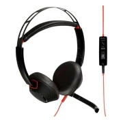 Thumbnail 2 of Слушалки HP Poly Blackwire 5220, 3.5 mm жак и USB Type-C/Type-A адаптер