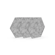 Thumbnail 3 of Акустично пано Narbutas Pet, шестоъгълник, 173 х 200 х 9 mm, PET филц, 3 броя, светлосиво