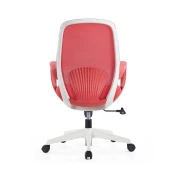 Thumbnail 3 of Офис стол RFG Egg W, дамаска и меш, полиамидна основа, до 130 kg, червен