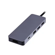 Thumbnail 2 of USB Хъб TNB 6 в 1, Type-C, сив