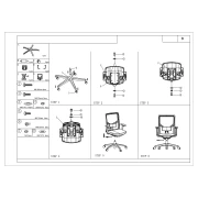 Thumbnail 9 of Ергономичен стол RFG Snow W, дамаска и меш, Multi-function механизъм, до 120 kg, зелена седалка, зелена облегалка