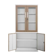 Thumbnail 5 of Шкаф RFG, медицински, със стъклени врати, 900 х 400 х 1850 mm, кехлибарен дъб и бяло