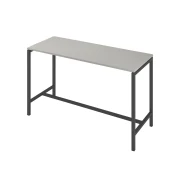 Thumbnail 1 of Висока маса Narbutas Nova, 1800 x 700 x 1050 mm, ПДЧ 25 mm, перленосив меламин, тъмносив метал