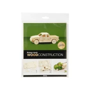 Thumbnail 3 of Creativ Company 3D Пикап, за сглобяване и декорация, дървен, 19.5 х 8 х 12 cm