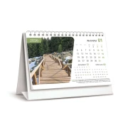 Thumbnail 1 of Календар Гледки от България, тип пирамида, 15 х 21 cm, A5, 12 страници, за 2026 година