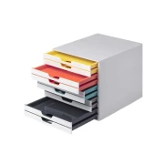 Thumbnail 5 of Durable Бокс за документи Varicolor, с 10 чекмеджета ,бял
