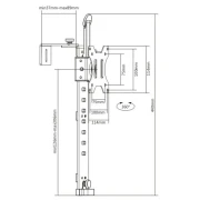 Thumbnail 4 of Стойка за монитор Lumi LDT18-H01, 17'' - 32'', максимално тегло 8 kg, черна