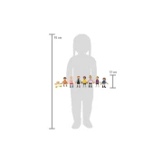 Thumbnail 2 of Small Foot Кукли семейство с бебе, дървени, 8 броя