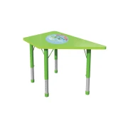 Thumbnail 3 of Ученическа маса RFG Трапец, с регулируема височина, от 3 до 8 години, 1200 х 600 х 370-620 mm, MDF, зелена