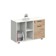 Thumbnail 3 of Шкаф RFG Monaco, 1000 х 400 х 630 mm, ПДЧ, бряст и бяло