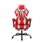 Thumbnail 3 of Геймърски стол RFG Max Game, екокожа, Multi-function механизъм, метална основа, до 150 kg, червен и бял