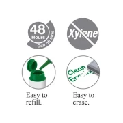 Thumbnail 2 of Faber-Castell Борд маркер за бяла дъска W20, зелен