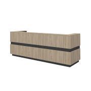 Thumbnail 7 of Прав модул за рецепция RFG Joy, 100 х 80 х 112.50 cm, ПДЧ, кехлибарен дъб и антрацит