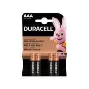 Thumbnail 1 of Алкална батерия Duracell, AAA, LR03, 1.5 V, 4 броя