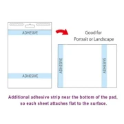 Thumbnail 4 of Stick'n Блок за флипчарт, самозалепващ се, 762 x 635 mm, 30 листа, бял