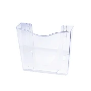 Thumbnail 1 of KEJEA Поставка за брошури, стенна, вертикална, А5, прозрачна