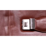 Thumbnail 7 of Папка 902, от естествена кожа, с катарама, кафява