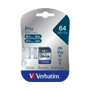 Thumbnail 2 of Карта памет Verbatim SDXC Pro Secure, 64 GB, class 10, UHS-I