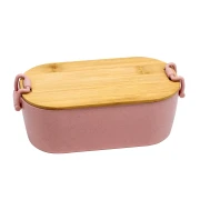 Thumbnail 2 of Office 1 Кутия за храна Wheat Fiber, с бамбуков капак, 1 L, розова