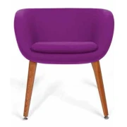 Thumbnail 1 of Кресло RFG Dion Wood, до 120 kg, лилаво, сглобена мостра