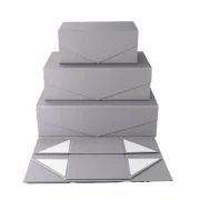 Thumbnail 4 of Office 1 Кутия Matt, с магнитно затваряне, сгъваема, 23 х 15 х 10 cm, сива