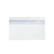 Thumbnail 4 of Top Office Плик, DL, 110 x 220 mm, хартиен, с ляво прозорче, със самозалепваща лента, бял, 1000 броя