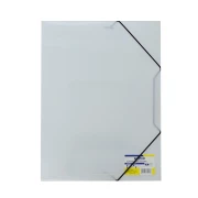 Thumbnail 4 of Office 1 Папка, PP, с ластик, бяла