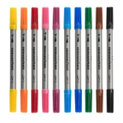 Thumbnail 5 of Eberhard Faber Флумастери, двойни, 10 цвята