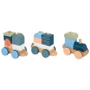 Thumbnail 2 of Small Foot Влакче с вагончета Арктика, дървено