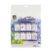 Thumbnail 2 of Moxy Комплект за рисуване с вода Маймуна, А4, 8 листа