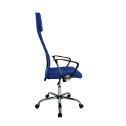 Thumbnail 2 of Директорски стол Roby, дамаска и меш, Tilt механизъм, до 130 kg, син