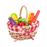 Thumbnail 2 of Small Foot Кошница с плодове, за рязане, 10 части