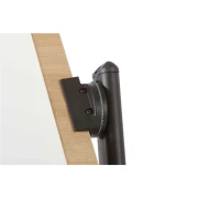 Thumbnail 3 of Rocada Бяла дъска Natural, въртяща се, магнитна, двустранна, на колела, 129 x 100 cm