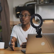 Thumbnail 9 of Светлинен ринг за монитор TNB Influence, LED, 6'', бяло-черен