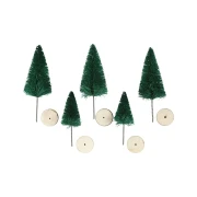 Thumbnail 2 of Creativ Company Елхички за декорация, зелени, 40 х 60 mm, 5 броя