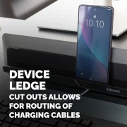 Thumbnail 9 of Поставка за монитор Fellowes Breyta, максимално тегло 15 kg, черна