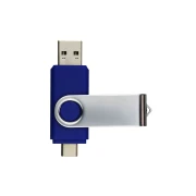 Thumbnail 4 of Office 1 USB флаш памет Swivel, USB 3.0, 16 GB, Type-C OTG, синя