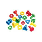 Thumbnail 1 of Nowa Szkola Винтове и гайки, четири цвята, 64 части