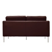 Thumbnail 2 of Диван RFG Frida, двуместен, екокожа, кафява седалка, кафява облегалка