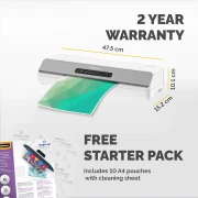 Thumbnail 2 of Ламинатор Fellowes Amaris, A3, за фолио до 175 микрона, бял, време за загряване 1 min, валове 6 броя